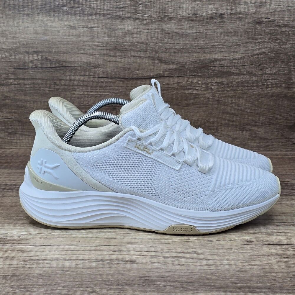 Kuru Atom 2 Women's Size 11 White Beige Running Walking Shoes (211103110)